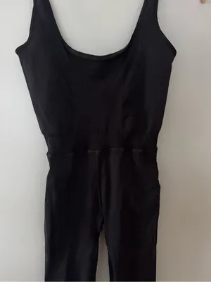 Free People Movement Good Karma Onesie Washed Black thumbnail 7
