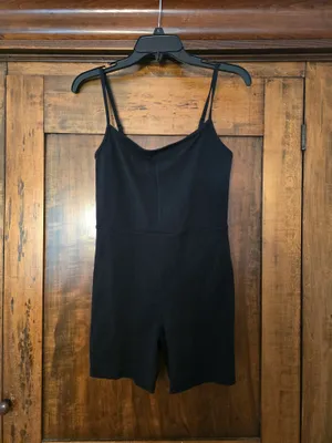 O Wilfred Free Black Seamless Stretch Romper Medium thumbnail 3