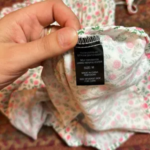 Pink Micro Rose Floral Mini Sun Dress thumbnail 5