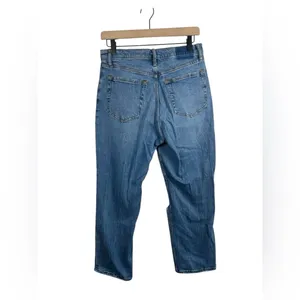 Abercrombie & Fitch Ultra High Rise Ankle Straight Jeans Women’s 29 Distressed thumbnail 3