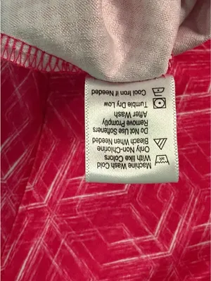 Pebble Beach Women's Pink Geometric Pattern Half thumbnail 4