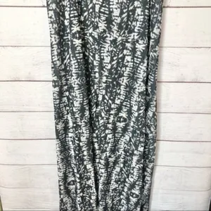 Zara Black & White Printed Trapeze‎ Sleeveless Maxi Dress S thumbnail 8