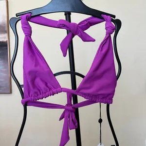 NWT Skatie bikini top Darby Top neon‎ purple size XS thumbnail 2