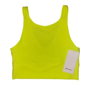 Lululemon Athletica NWT Power Pivot Ribbed Tank in Highlight Yellow women’s 12 thumbnail 5