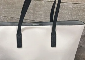 Marc Jacobs grey and white sidekick tote thumbnail 4