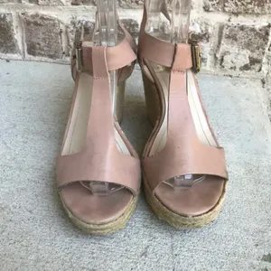 Vince Camuto Tindell Blush Wedge Sandals 1 Owner thumbnail 2