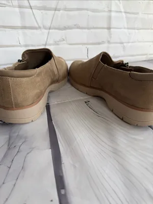 Dr. Scholl's Nice Day Now Women's Suede Slip-On Loafer in Taupe thumbnail 6