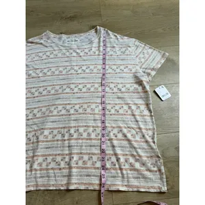 NWT Womens Free People Nina Boheme Printed Tee in Taupe short sleeve tshirt sz S thumbnail 8