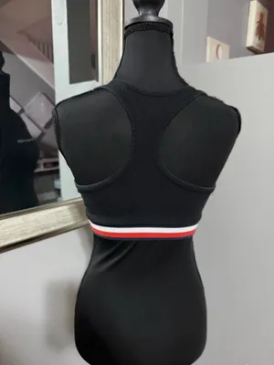 Tommy Hilfiger Logo Y2K Sports Bra Size Small thumbnail 3
