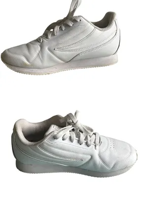 Fila Machu Women's All White Sneaker Low Top Comfort Size 6 Comfort Everyday thumbnail 1