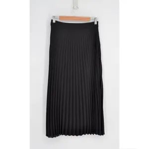 Bardot Pleated Midi Skirt Black Womens 4 XS Accordion Pleats A-Line High Rise thumbnail 3