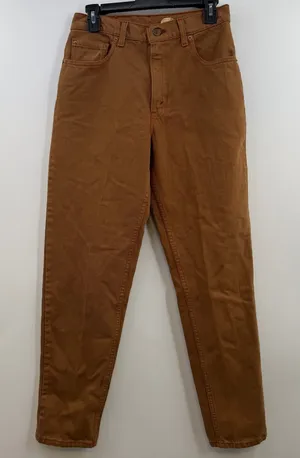 Vintage Levi's 550 Jeans Womens 9 Brown USA Made High Rise Tapered 90s thumbnail 1