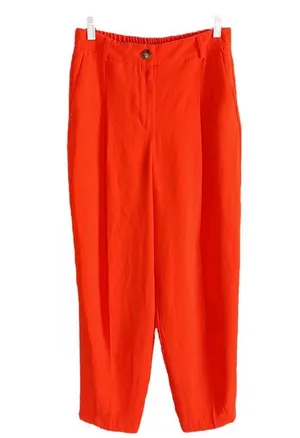Top Shop orange ankle pant suit thumbnail 11