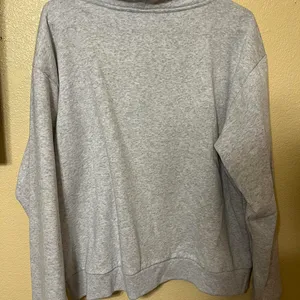 Victoria's Secret PINK Grey Drawstring Cowl Neck Sweatshirt thumbnail 2