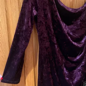 Lulus Muse Moment Crushed Velvet One-Shoulder Mini‎ Dress Purple Size XL thumbnail 6