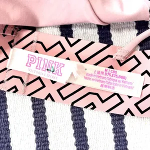 NWOT PINK Victoria’s Secret Logo Bonded Triangle Bralette Medium thumbnail 7