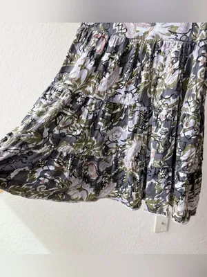 Free People Western Royalty Beaded Strappy 100% Cotton Paisley Short Sundress thumbnail 3