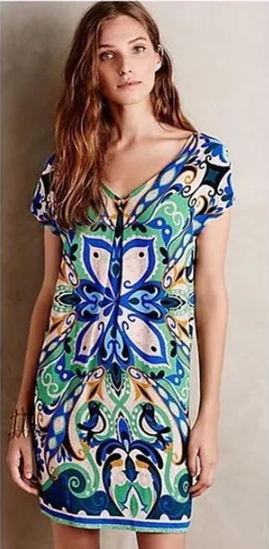 Anthropologie folksong dress thumbnail 1