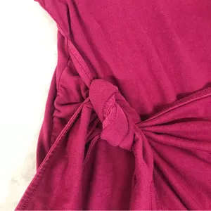 L*SPACE Cypress Burgundy Red Wrap Front Mini‎ Tank Dress Casual Beach Size Small thumbnail 9