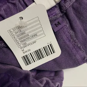 Urban Renewal Plum High Waisted Purple Shorts‎ Summer Medium Pocket thumbnail 6