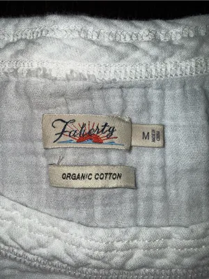 Faherty Dream Organic Cotton Gauze Dolman Tee Size M thumbnail 6