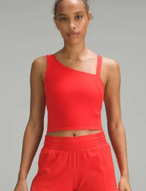 Lululemon Everlux Asymmetrical Tennis Tank Top Hot Heat 0 thumbnail 1