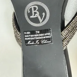 Bella Vita Size-7W Women's Heels Carmen Silver Micro Suede‎ Stones Sandals thumbnail 4