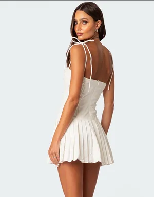 White Edikted mini dress thumbnail 2