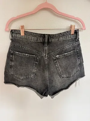 Black Zara Jean shorts thumbnail 2
