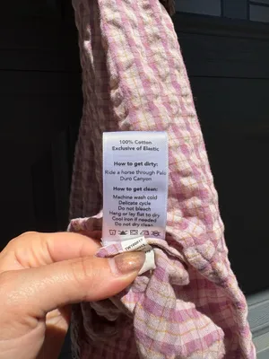 Tecovas Cotton Dress Pink Size M thumbnail 3