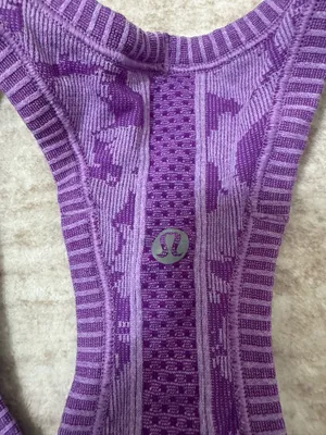 Lululemon Swiftly Tech Racerback Heathered Tender Violet size 8 thumbnail 4