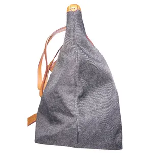 Coach Black and Tan Canvas Tote thumbnail 2