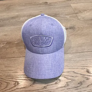 Ron Jon Surf Shop Trucker Hat Light Blue Mesh Back Adjustable‎ Baseball Cap Purple thumbnail 2