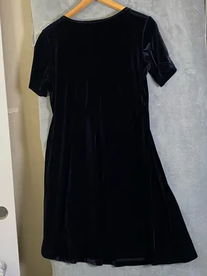 90s grunge Velvet Witchy Whinsigoth Halloween Fall‎ dress size Large thumbnail 11