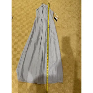 Weddingtown Way Isabelle Gray Halter Maxi Gown Dress Sz 4 Bridesmaid thumbnail 8