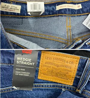 Levi's NWT Wedgie Straight High Rise Jeans thumbnail 9