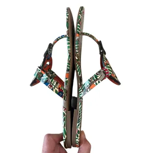 Tory Burch Miller Something Wild Patent‎ Sandals 7.5 Rare Print thumbnail 8