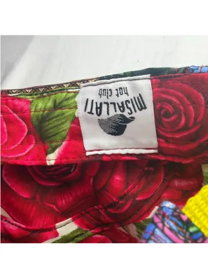 Misallati Hat Club Beauty & The Beast Stained Glass Rose Camper Strapback Hat thumbnail 6