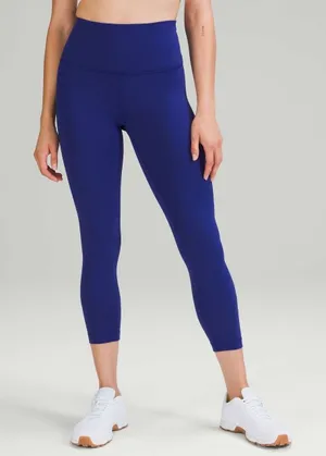 Lululemon NWOT Wunder Train High-Rise Tight 25" Larkspur Blue Size‎ 0 thumbnail 1
