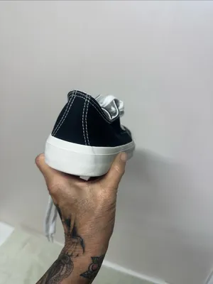 No Boundaries Black Canvas Low-Top Lace-Up Sneakers thumbnail 3
