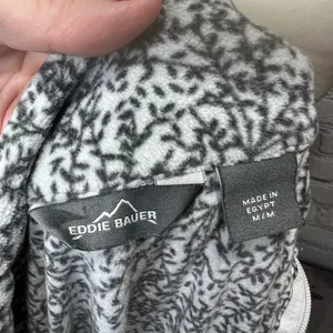 Ladies Eddie Bauer 1/4 zip fleece size medium thumbnail 11