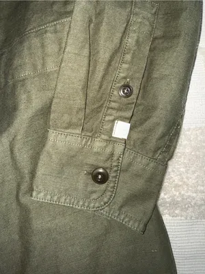 NWT‎ Olive Green Button-Front Shirt Dress size Small thumbnail 2