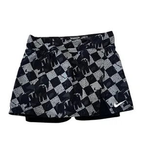 Nike Women's Dri-FIT Tennis Skort Black/White XS Athletic Activewear thumbnail 4