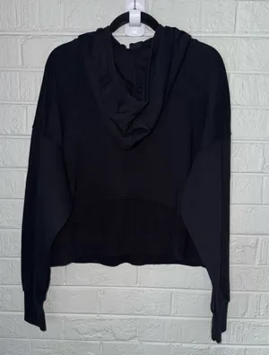 NWT JOYLAB M women’s French Terry 1/2 Zip Hooded Pullover Sweatshirt Sz M✨ thumbnail 6