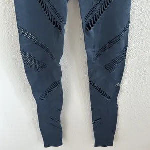 ALO Yoga Radiance High Waist Seamless Legging Blue Small thumbnail 5