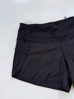 lululemon Run Times Short II Size 6 - Black thumbnail 3