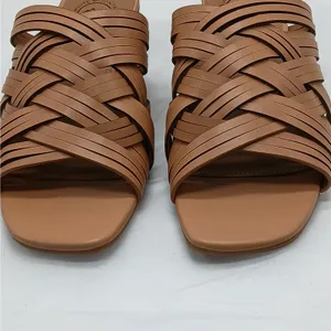 White Mountain Women's Sandals Slides Size 8M Brown Slip On Minimalist Shoes thumbnail 8