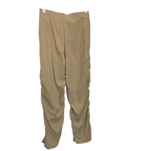 Lululemon Dance Studio Slim Fit HR Flare‎ Pant Khaki Tan Ruched Size L thumbnail 5