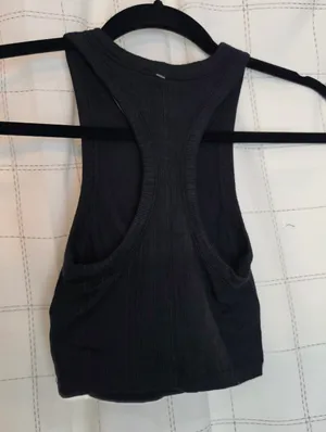 Madewell Variegated Rib Crop Tank thumbnail 4