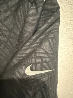 Nike Black Short Sleeve Dri-fit Golf Polo with Subtle Pattern thumbnail 4